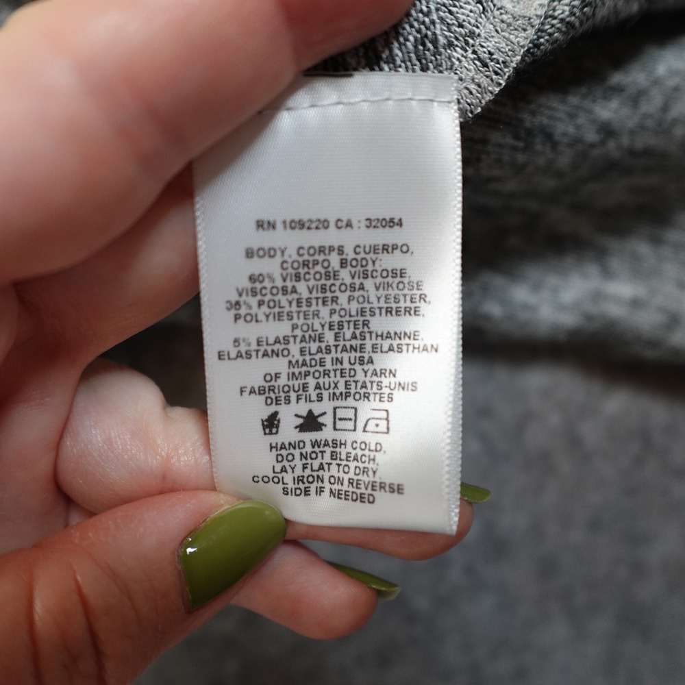 Velvet Graham Spencer Cardigan Womens Extra Small Gray Duster Shawl Open Front - Picture 3 of 10